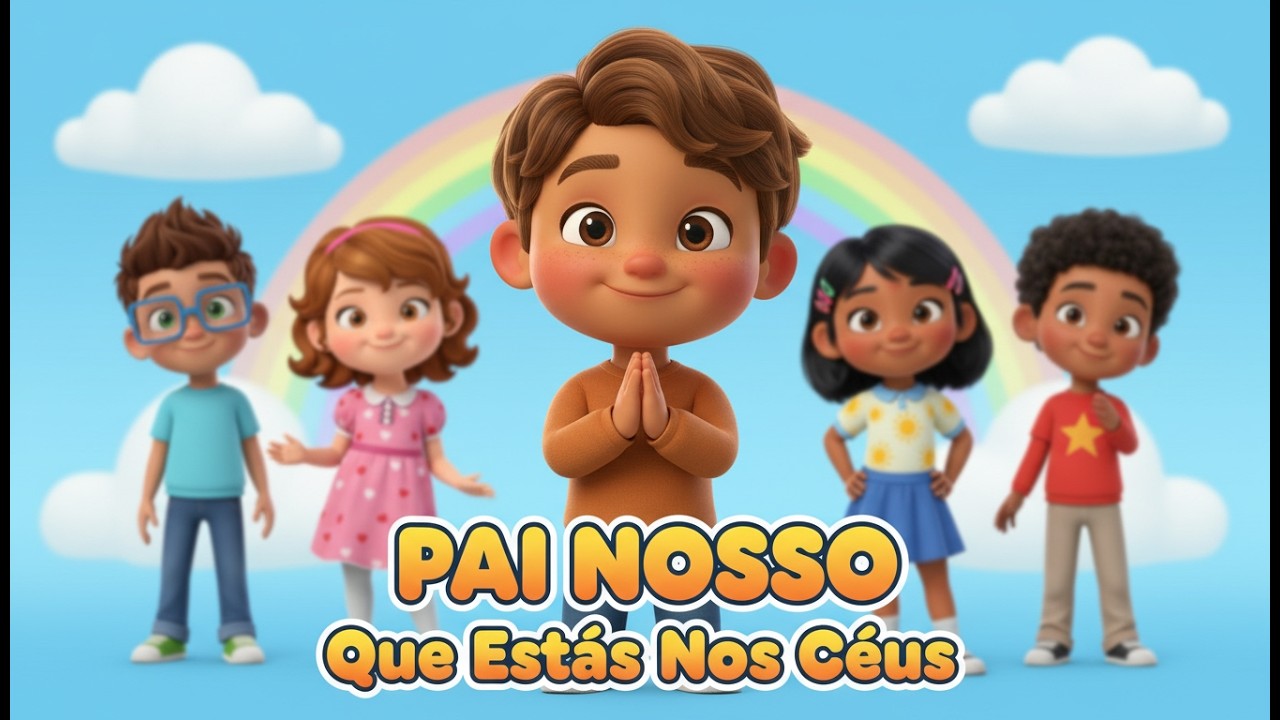 HINOS INFANTIS CCB | 469 - PAI NOSSO, QUE ESTÁS NO CÉU | DESENHO PARA CRIANÇAS |HINOS DOS PEQUENINOS