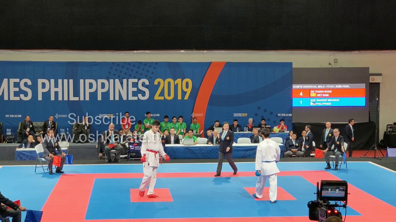 AFIF SHARIEF (PHI) VS DO THANH NHAN (VIE) - Male Kumite +75 Kg