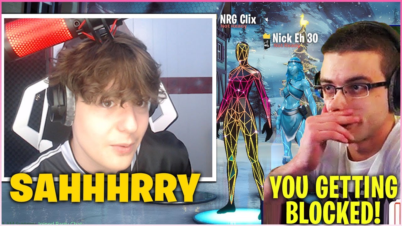 CLIX Almost KICKED By NICK EH 30 After He Forgets To Mute MIC & Shows Off His Piece Control To Nick!