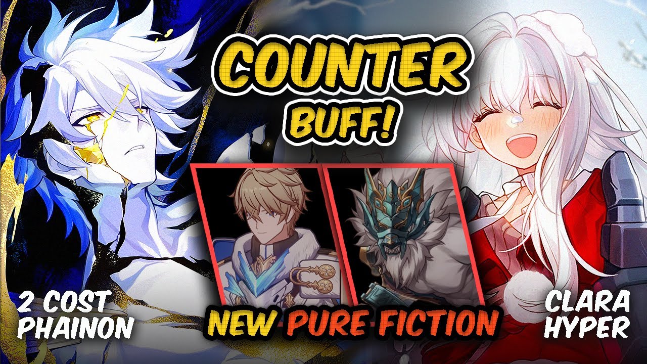 2 Cost Phainon & Clara Hypercarry - NEW Pure Fiction | Honkai: Star Rail v3.4