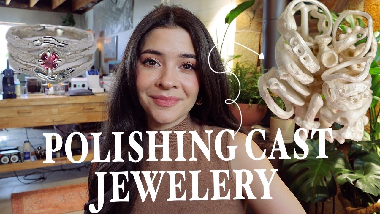 How I Clean & Polish Jewelry RIGHT After Casting | Step By Step