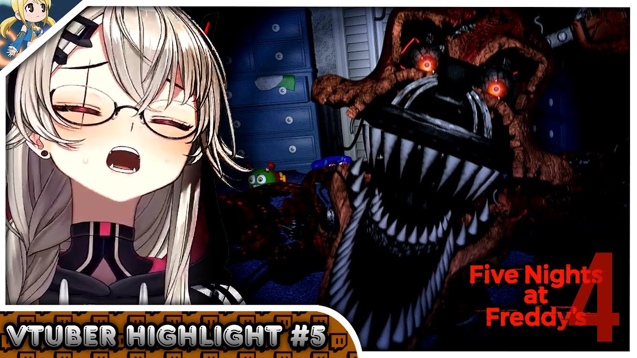 Saruei Plays FNAF 4 For The First Time! - [VTuber Highlight #5]