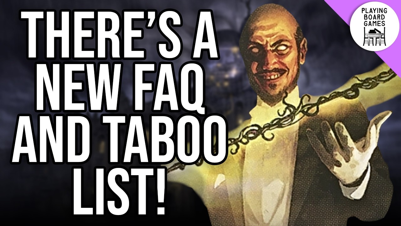 Checking out the new FAQ and Taboo List for Arkham Horror: The Card Game!