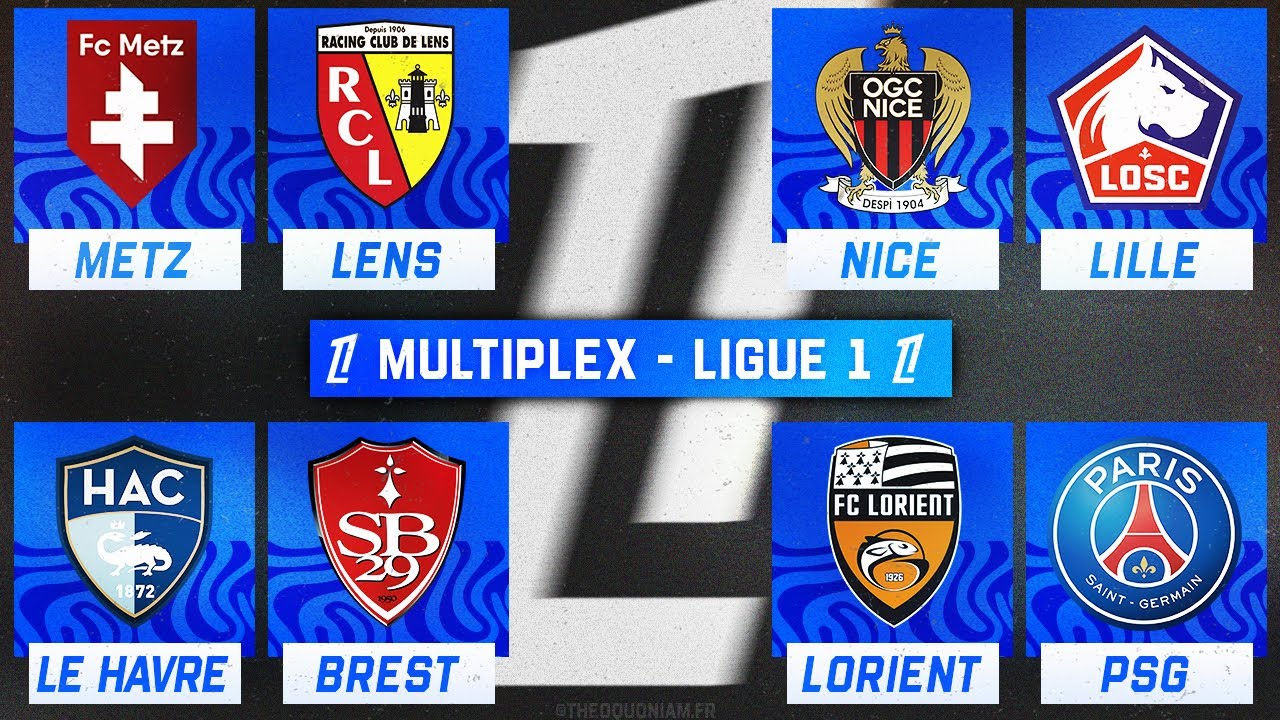 🔴 MULTIPLEX LIGUE 1 EN DIRECT | NICE - LILLE / METZ - LENS / LORIENT - PSG / LE HAVRE - BREST