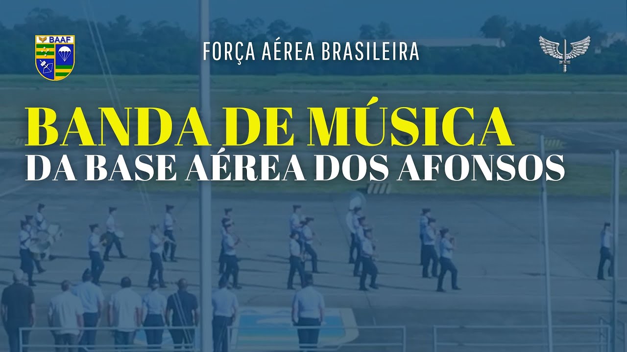 Banda de M&uacute;sica da Base A&eacute;rea dos Afonsos. Formatura Mensal da BAAF. - RJ. For&ccedil;a A&eacute;rea Brasileira.