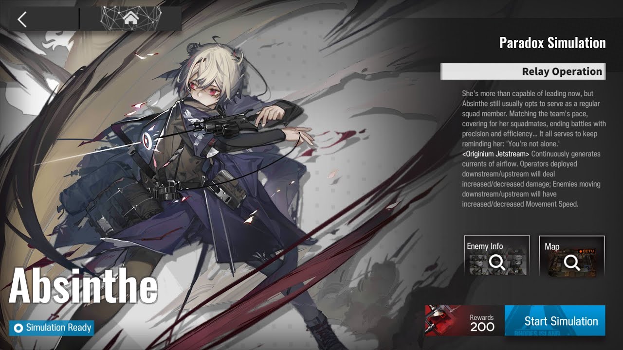 Arknights Paradox Simulation Absinthe Guide