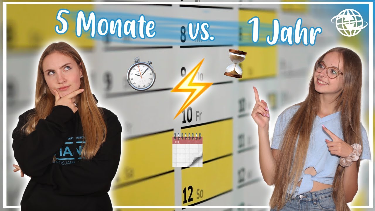 5 Monate vs. 1 Jahr - Wie lange ins Auslandsjahr? Paulina vs. Diana | X-CHANGE