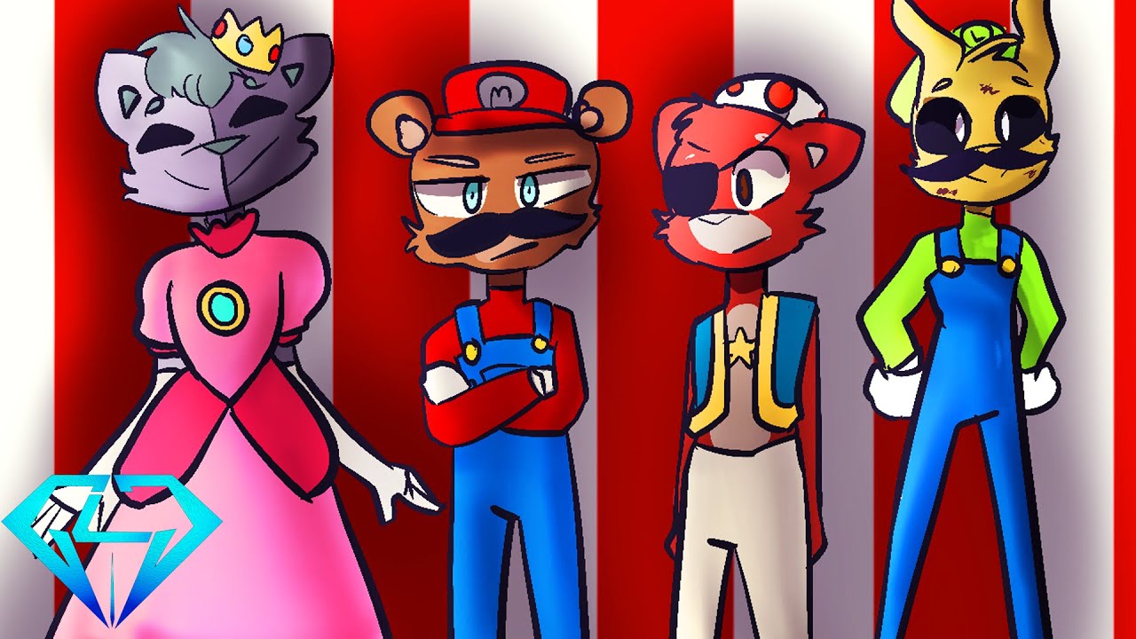 Minecraft FNAF Five Nights At Freddys VS Mario? (Minecraft Roleplay)