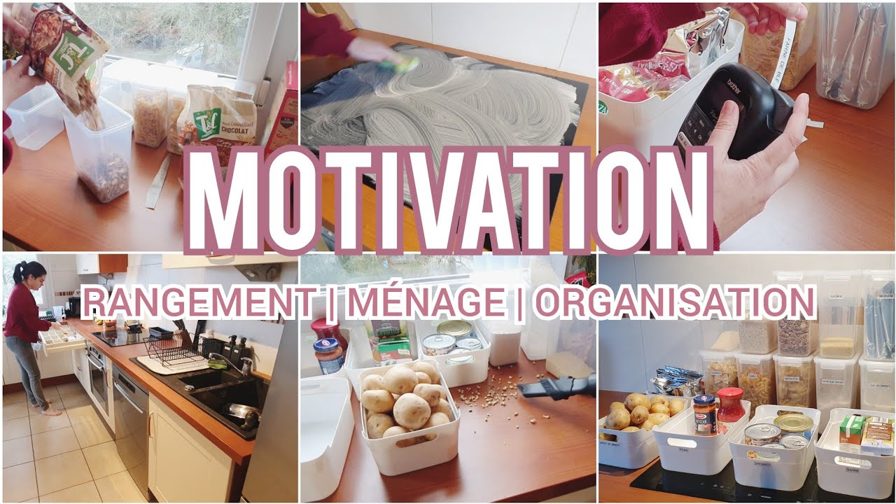 MOTIVATION MÉNAGE | RANGEMENT | ORGANISATION | GARDE-MANGER | CLEAN WITH ME