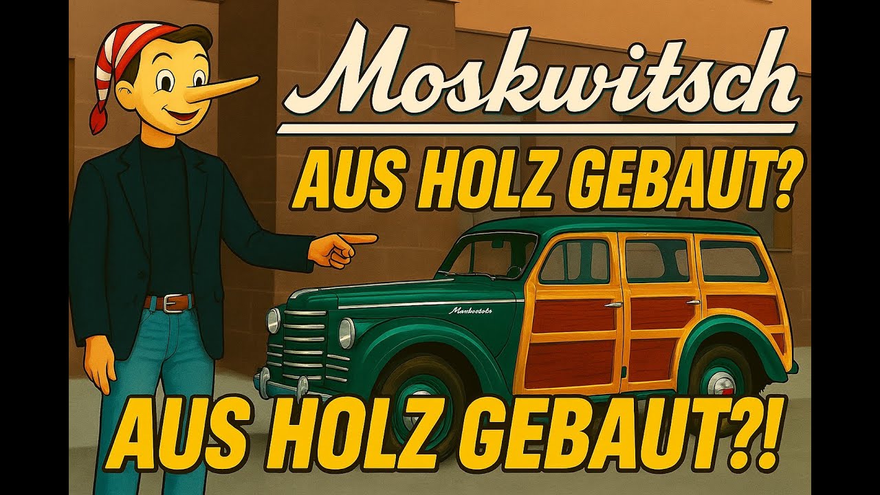 DDR-Stil trifft auf Sowjet-Holzkunst – Moskwitsch 400!