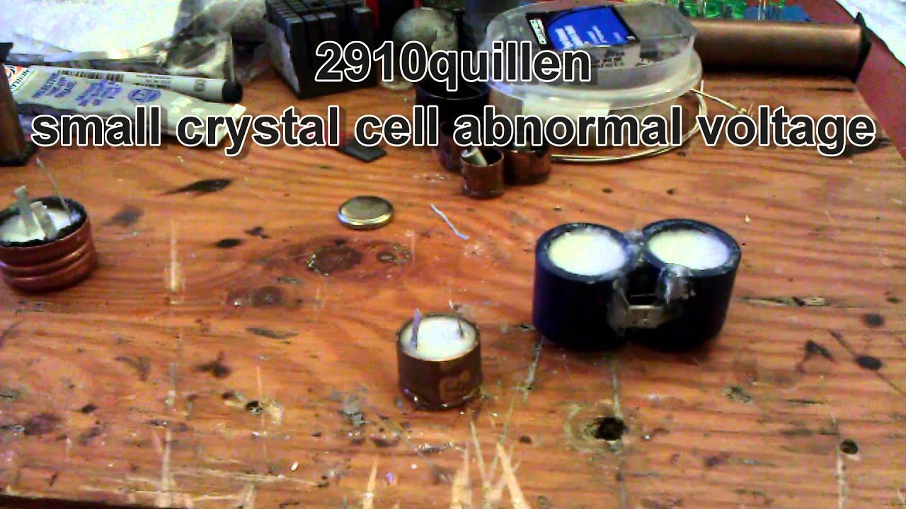 19. Crystal Cells update & attempting high voltage anomaly