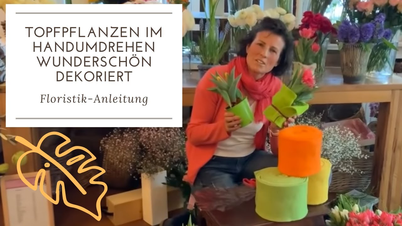 DEKOIDEE TULPEN IM FILZM&Auml;NTELCHEN  schnell zauberhaft dekorieren FR&Uuml;HLINGSBL&Uuml;HER DIY