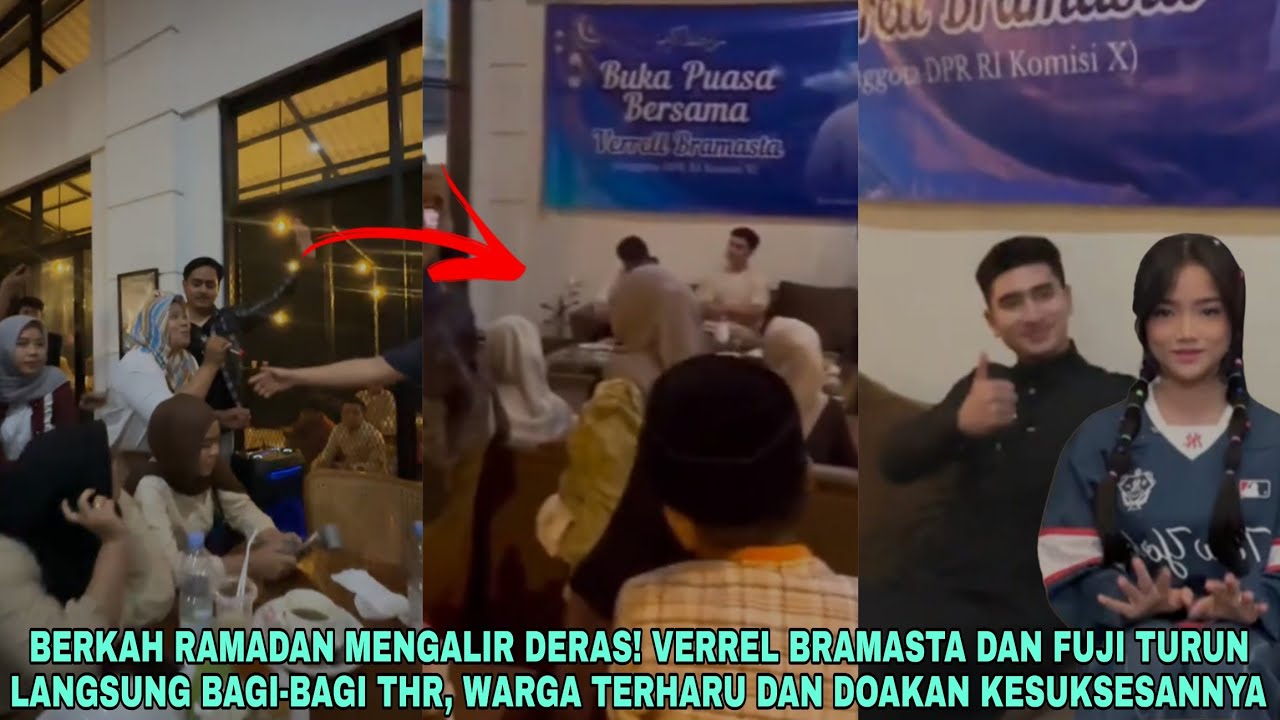 Berkah Ramadan Mengalir Deras❗Verrel Bramasta dan Fuji Turun Langsung Bagi-Bagi THR sama Masyarakat