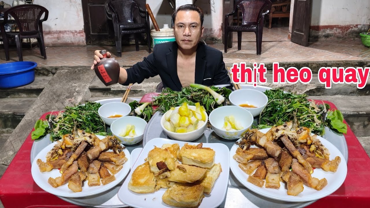 Thịt heo quay mâm cơm đơn giản mà ngon lê toàn food