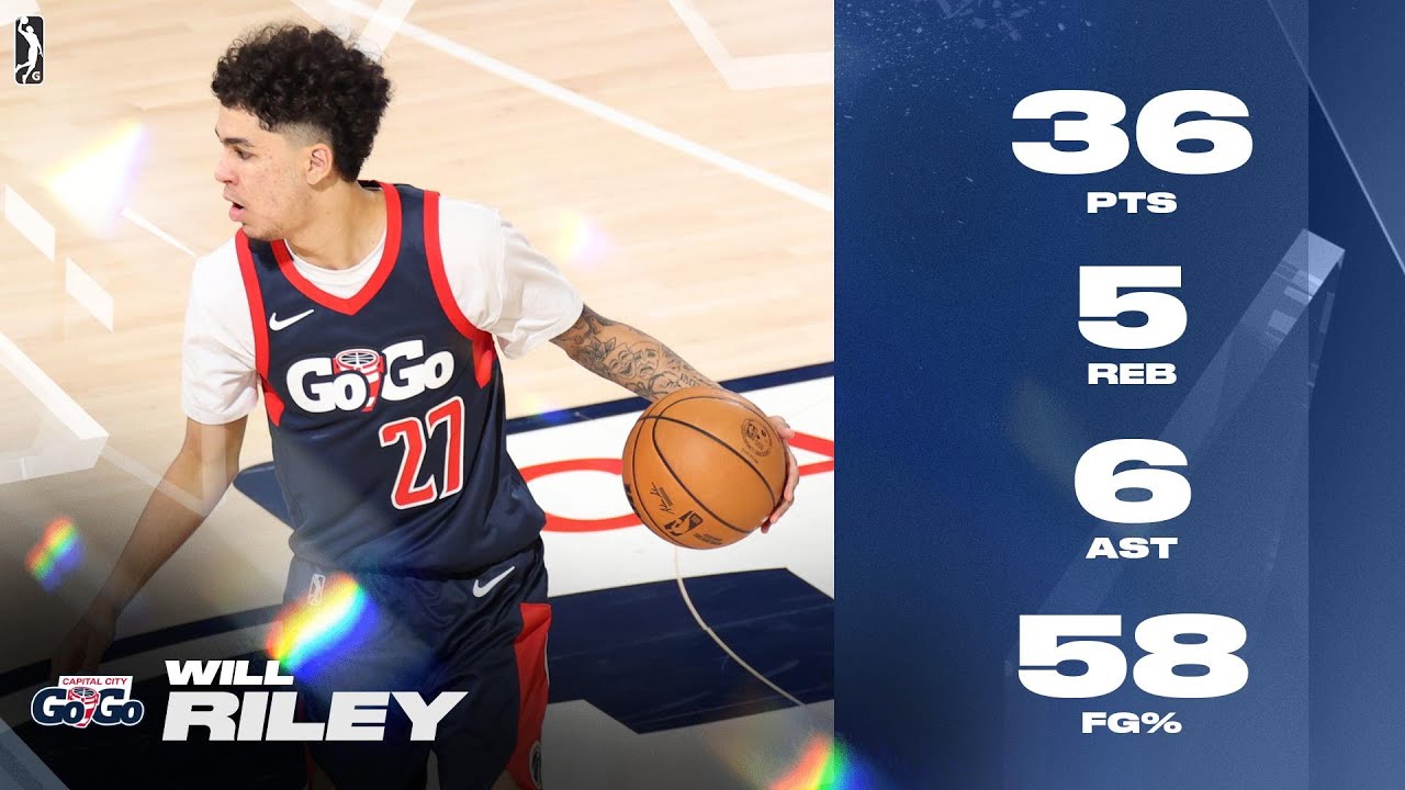 NBA First Round Pick Will Riley WENT OFF For 36 PTS In The G League!