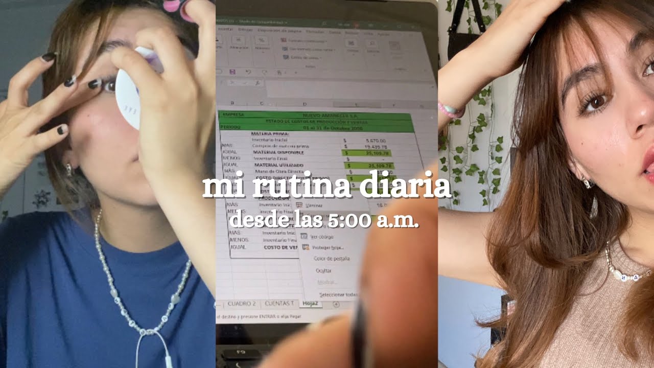 rutina de 5:00 a.m. para la uni ˚୨୧⋆｡˚ ⋆ by verito !
