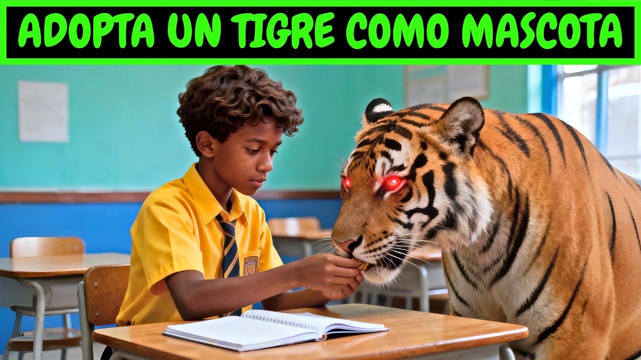 Un Chico Encuentra un Tigre y Decide Adoptarlo, Sin Saber que Está en Peligro