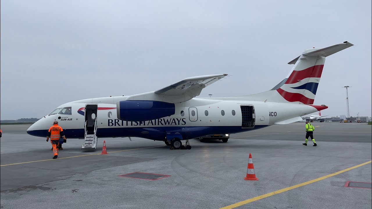 Sun Air Dornier 328JET London City - Billund 15/11/2022