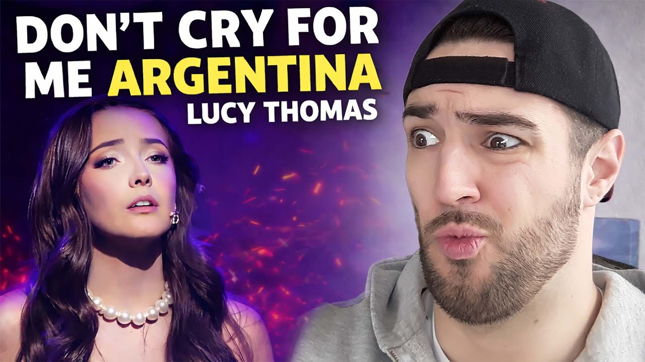 Впервые слышу, как Люси Томас поет «Don’t Cry For Me Argentina» | Реакция на «Эвиту»