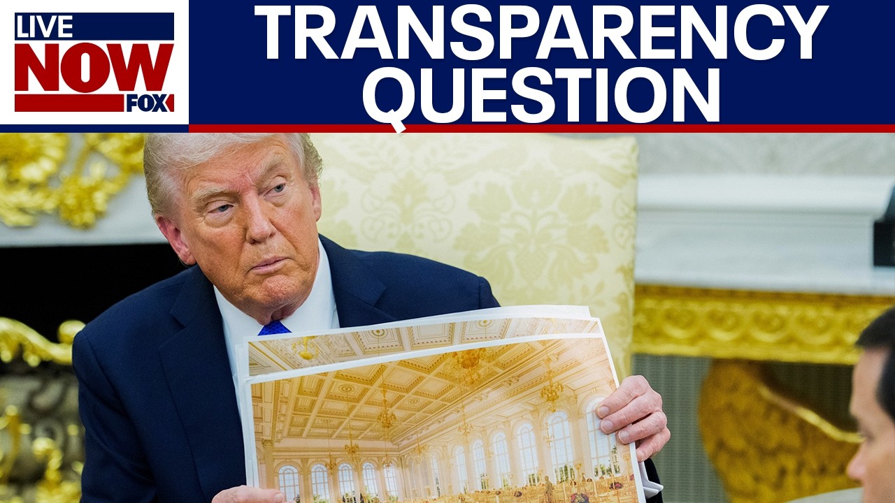 Trump takes on reporter over $300M White House ballroom project