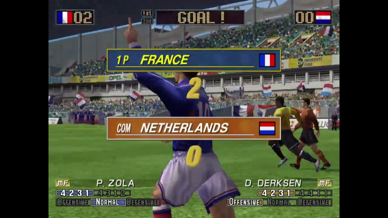 Dolphin 2509  _ Virtua Striker 3 Ver. 2002  France vs Netherlands #2026 #nostalgix #sega 