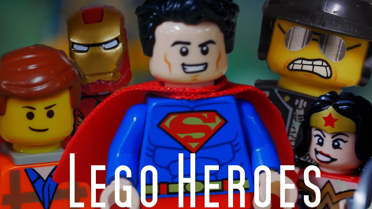 Lego superheroes feat Avengers, Superman, Wonderwoman, Ninjago Kai and   12 more!