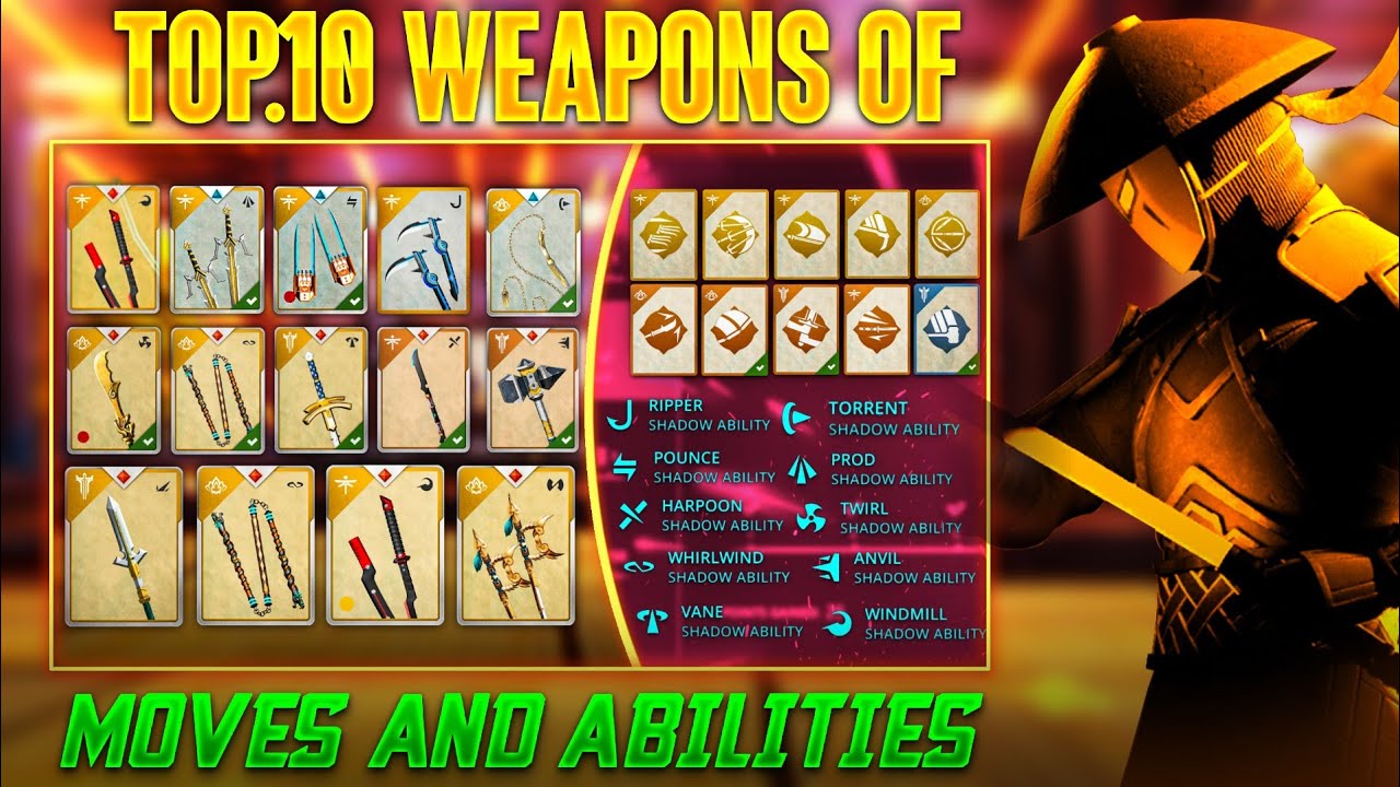 TOP 10 WEAPONS OF MOVES AND ABILITIES in SF.3! top 10 best weapons in sf3! sf3 weapon move & ability