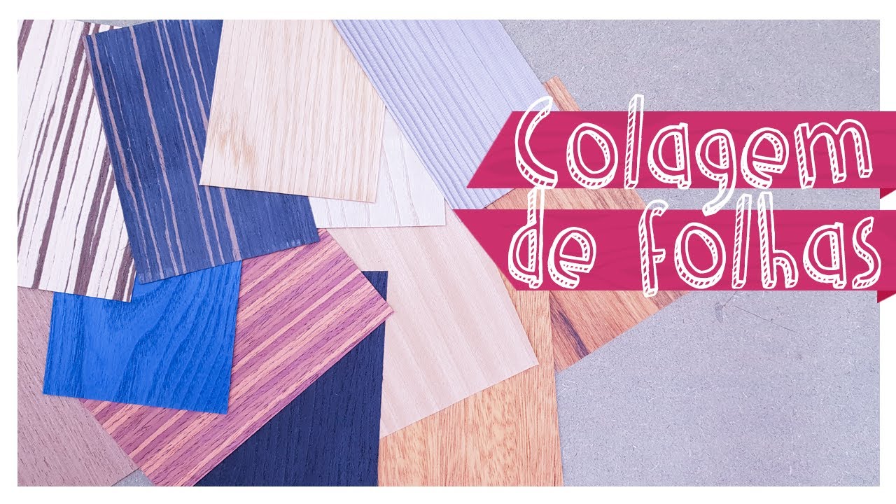 Técnicas para colar FOLHAS DE MADEIRA