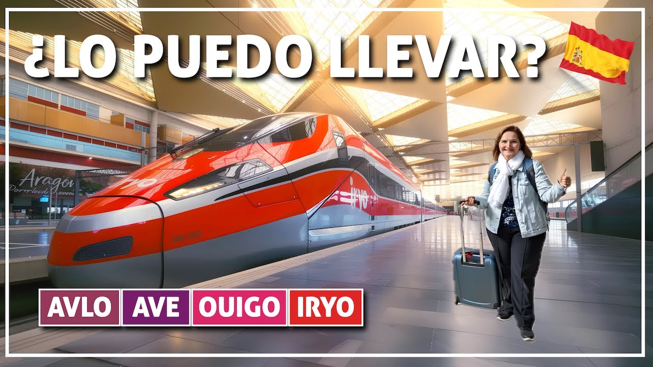 ✅ El equipaje en el tren de alta velocidad: todo lo que tienes que saber 🇪🇸 #329