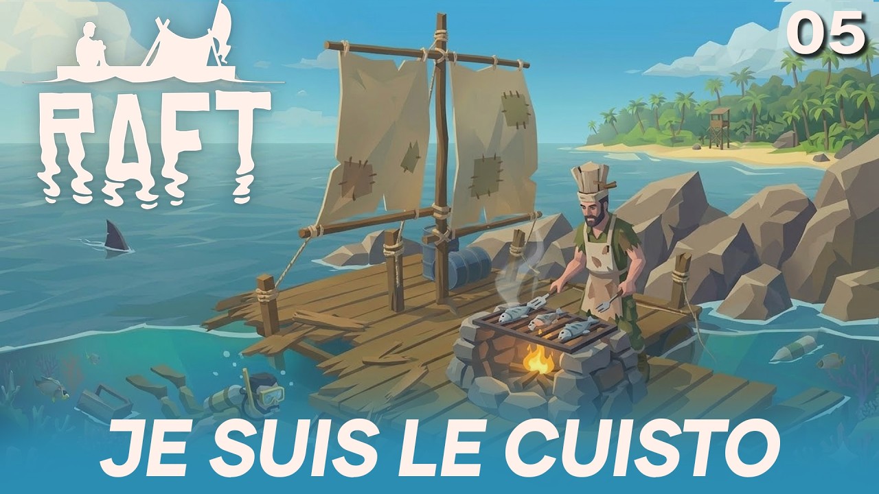 🌴Le RETOUR sur le jeu est DIFFICILE (RAFT avec Arthur Ray) ep.05