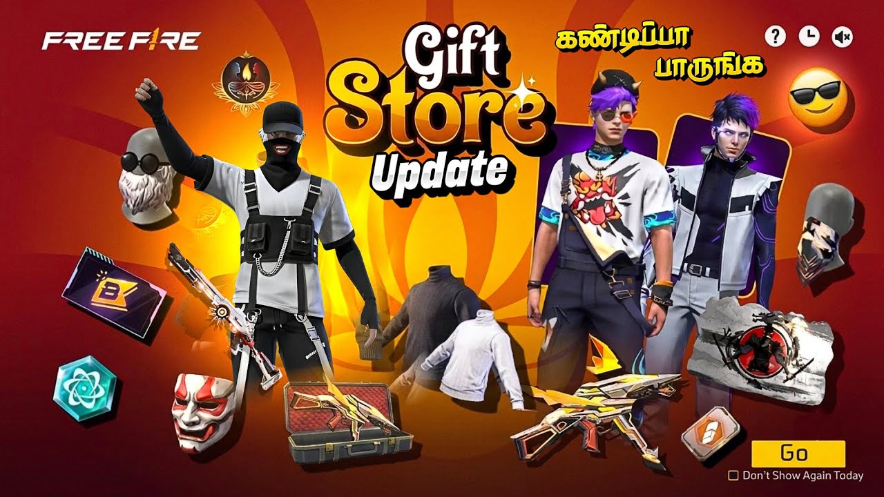 🥳 GIFT BOOYAH PASS FROM NOOB ID 🤣 GIFT STORE UPDATE IN FREEFIRE 😍 FF NARUTO EVENT DETAILS TAMIL 