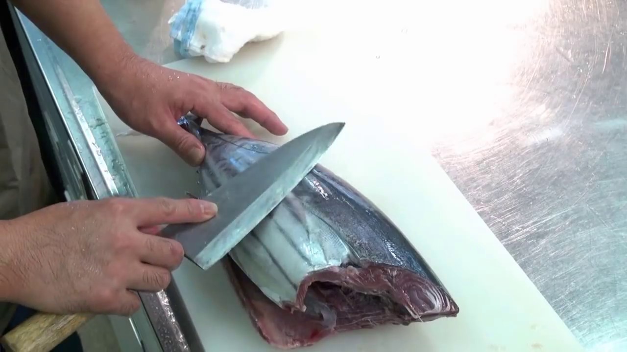 カツオのさばき方とタタキの作り方 How to cook bonito tataki　sashimi Japanese food
