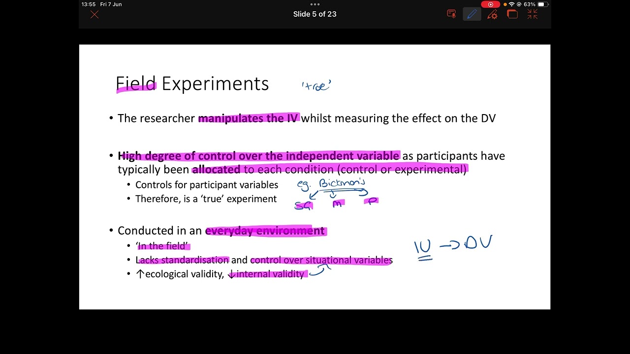 Types of Experiments