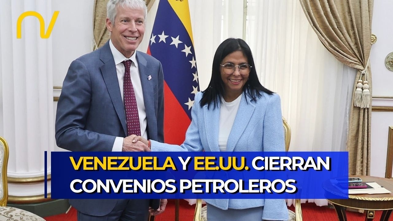 Secretario de energía de EE.UU Chris Wright y Delcy Rodríguez revisan convenios en materia petrolera