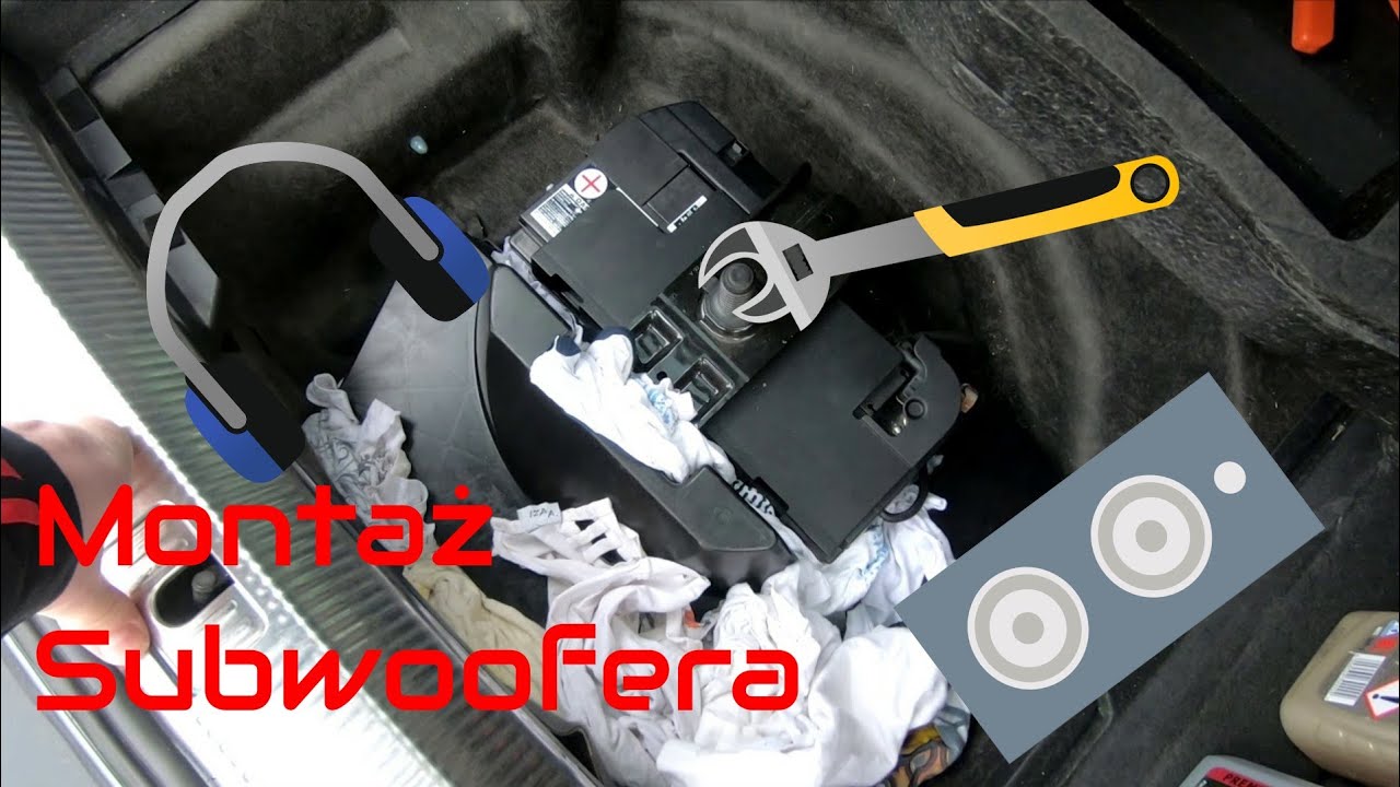 Audi A4/A5/Q5 B8 - Montaż  orginalnego Subwoofera/Installation of the original Subwoofer DIY