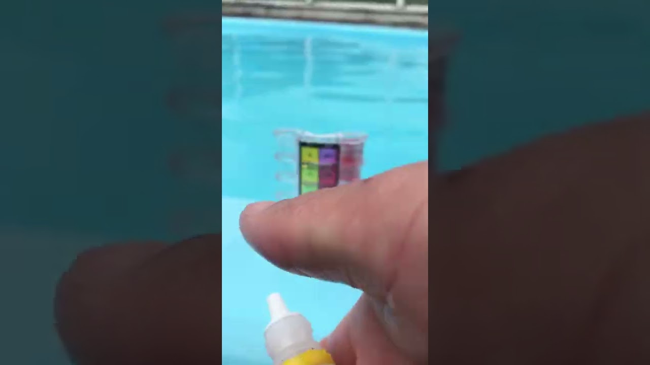 Como est&aacute; o Cloro e PH nessa an&aacute;lise? #shorts #piscinas #mestredaspiscinas