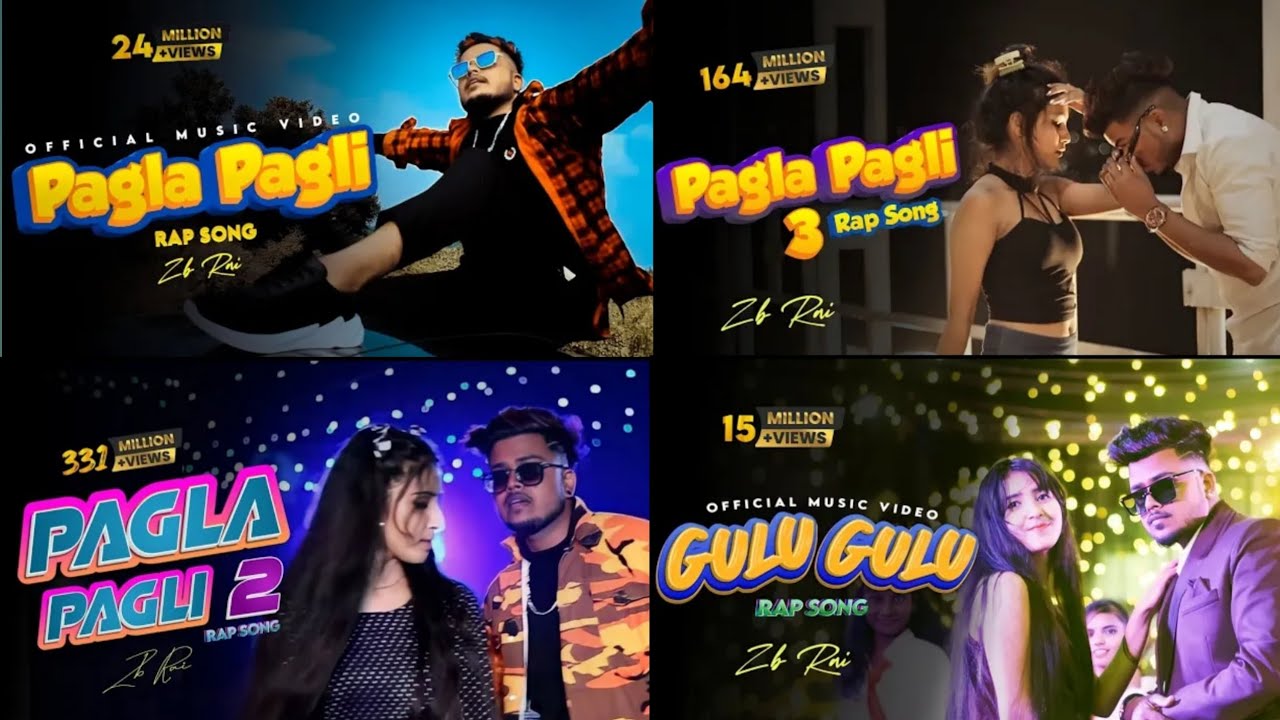 ZB official || Pagla pagli 1,2,3,4, Bhojpuri rap song #bhojpuri Song's