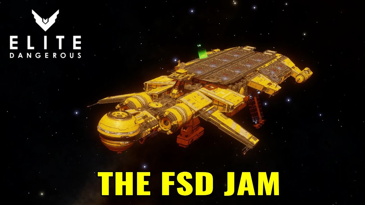 Страсти накаляются, когда система FSD авианосца выходит из строя. (Elite Dangerous)