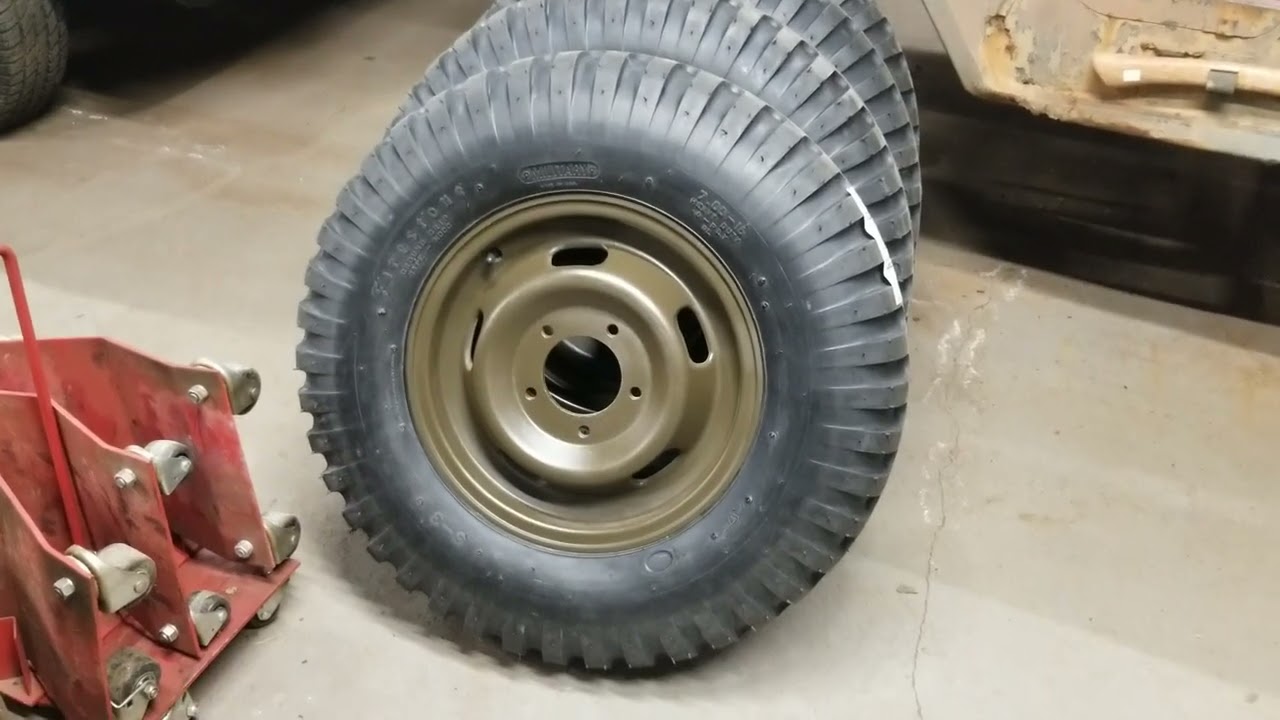 Vehicle Restoration Update, M151 gets some tires