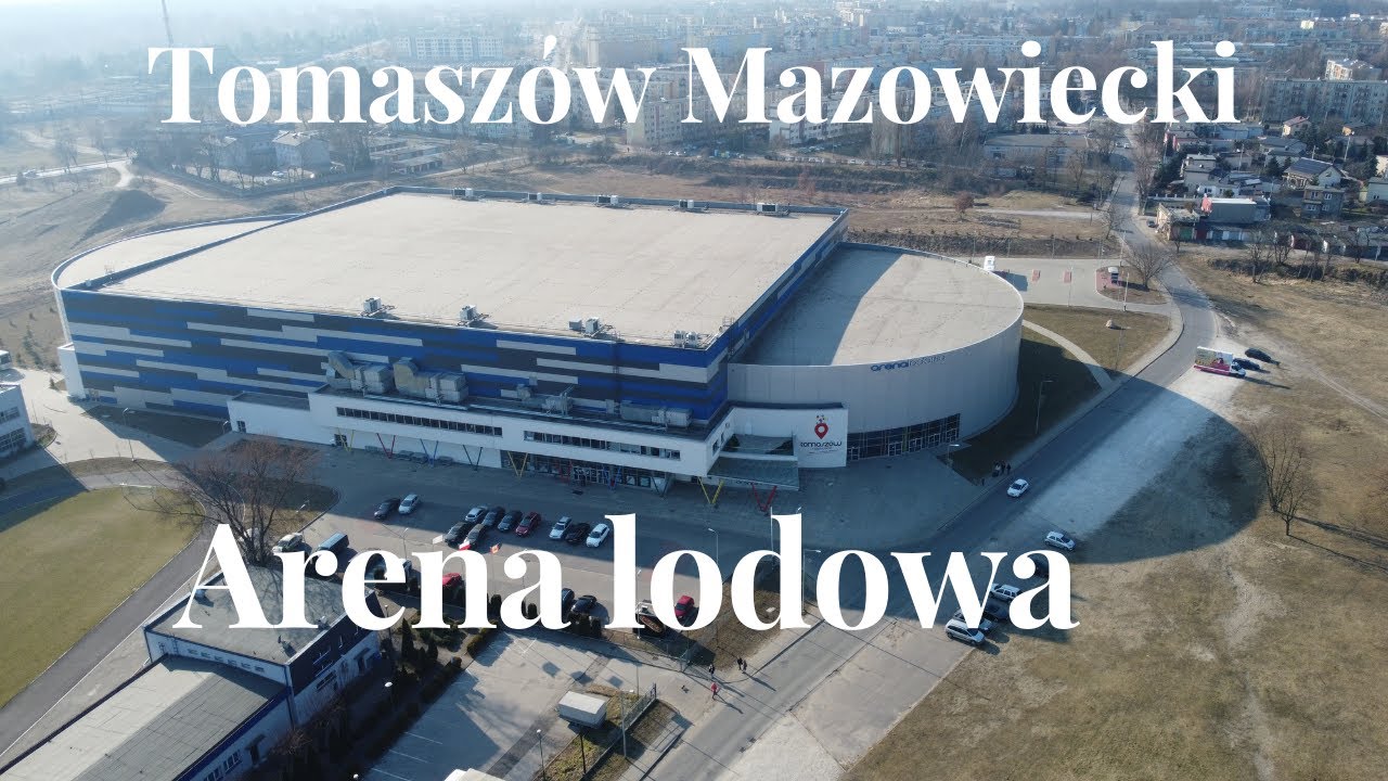Arena lodowa Tomaszów Mazowiecki z drona.