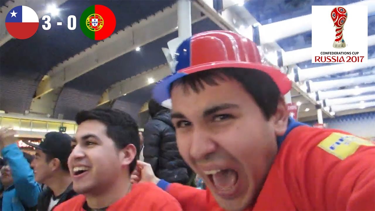 Reacciones de Chile 0 (3) - 0 (0) Portugal en el Mall Plaza Vespucio