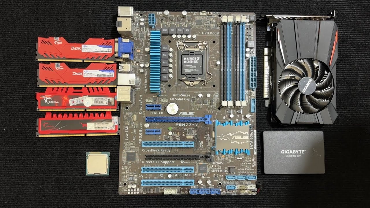 Сборка бюджетного игрового ПК на базе i7 3770 и GTX 1050TI