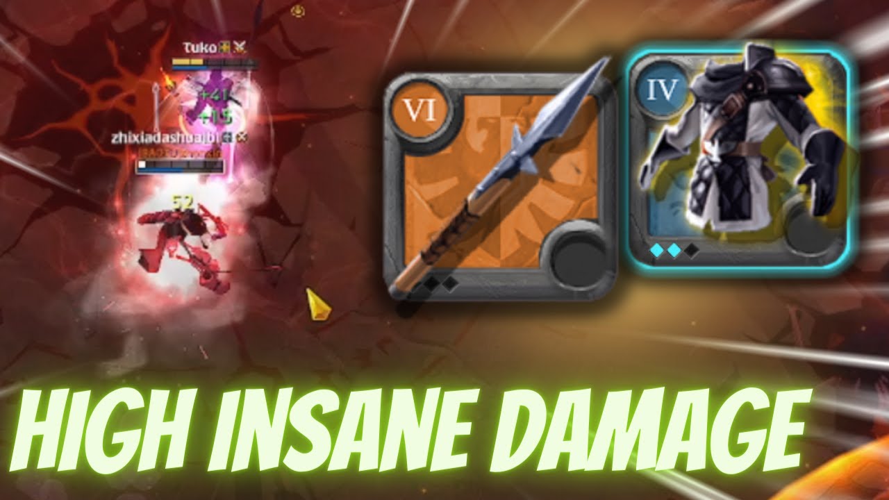 SPEAR WITH STALKER JACKET IS VERY GOOD | CORRUPTED DUNGEON | Albion Online PVP | East Server