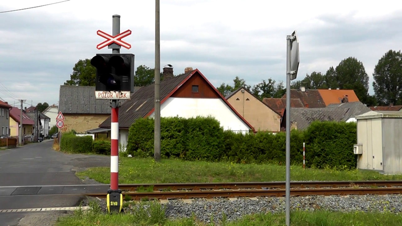 Železniční přejezd P938 Luby u Klatov (22. 7. 2017)