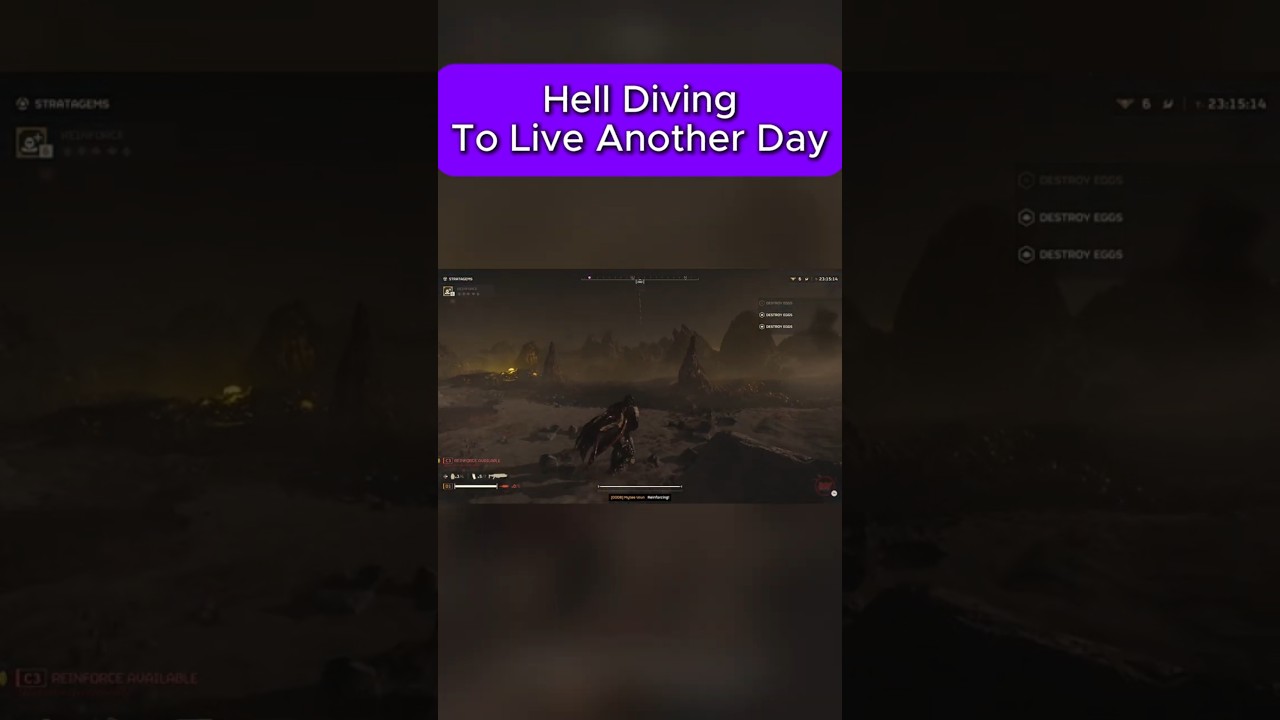 Hell-Diving #helldivers #helldivers2 #gaming #montage #shorts #hd2