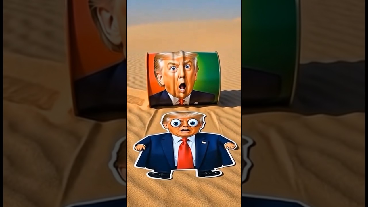 Trump vs Oil Drum Disaster 😂 | Ayatullah Laughs #trump #aishorts #funnyshorts #viralshorts