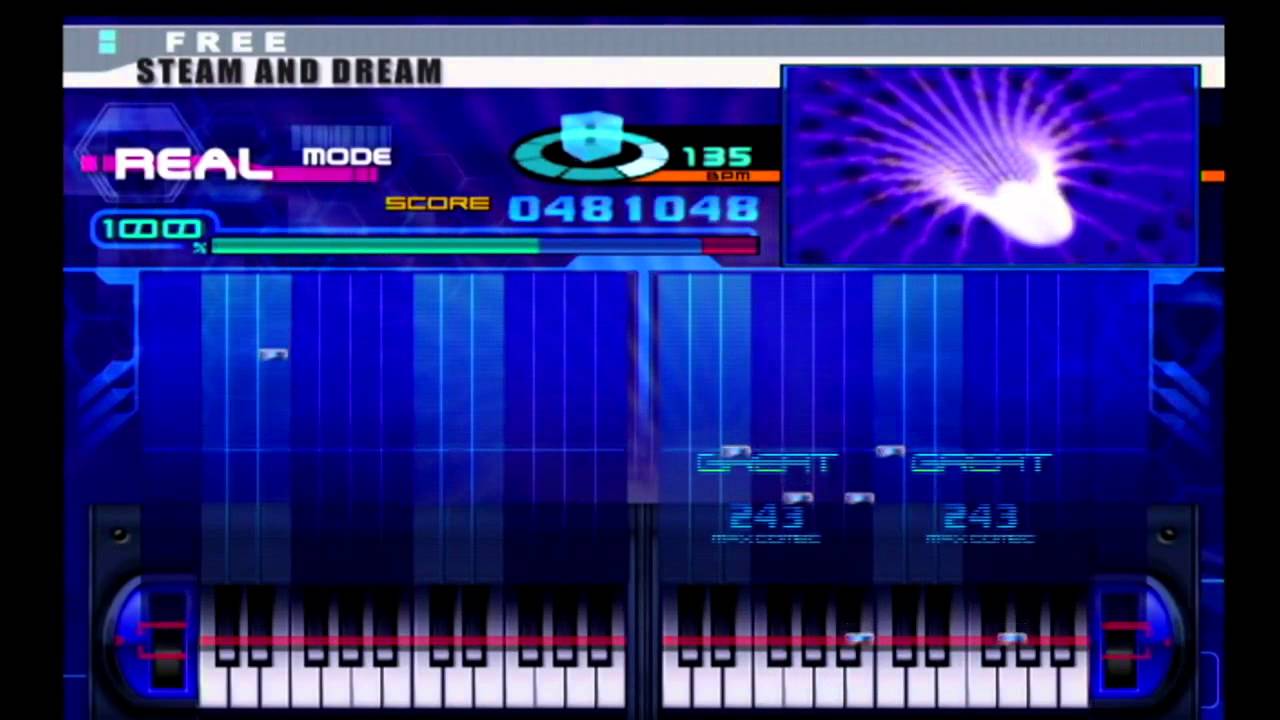 KeyboardMania II (PS2) - STEAM AND DREAM (Double)