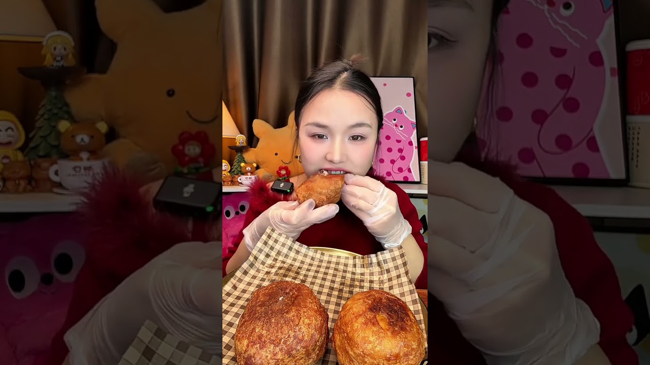 MUKBANG EATING VERY DELICIOUS FRIED FOOD #mukbang #eatingsounds #004
