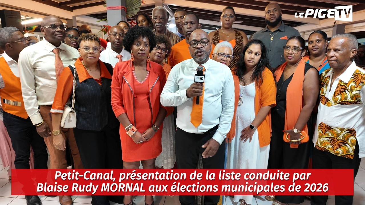 Petit-Canal, présentation de la liste conduite par Blaise Rudy MORNAL aux municipales de 2026