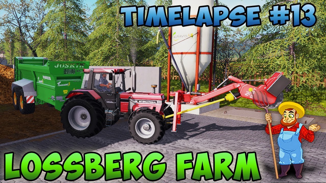 Farming simulator 17 Timelapse Lossberg with mod Seasons and More Realistic Gameplay ep#13
